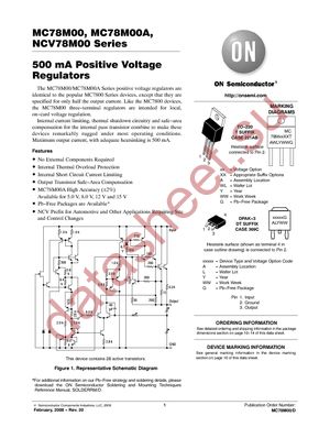 MC78M08ACDTRKG datasheet  